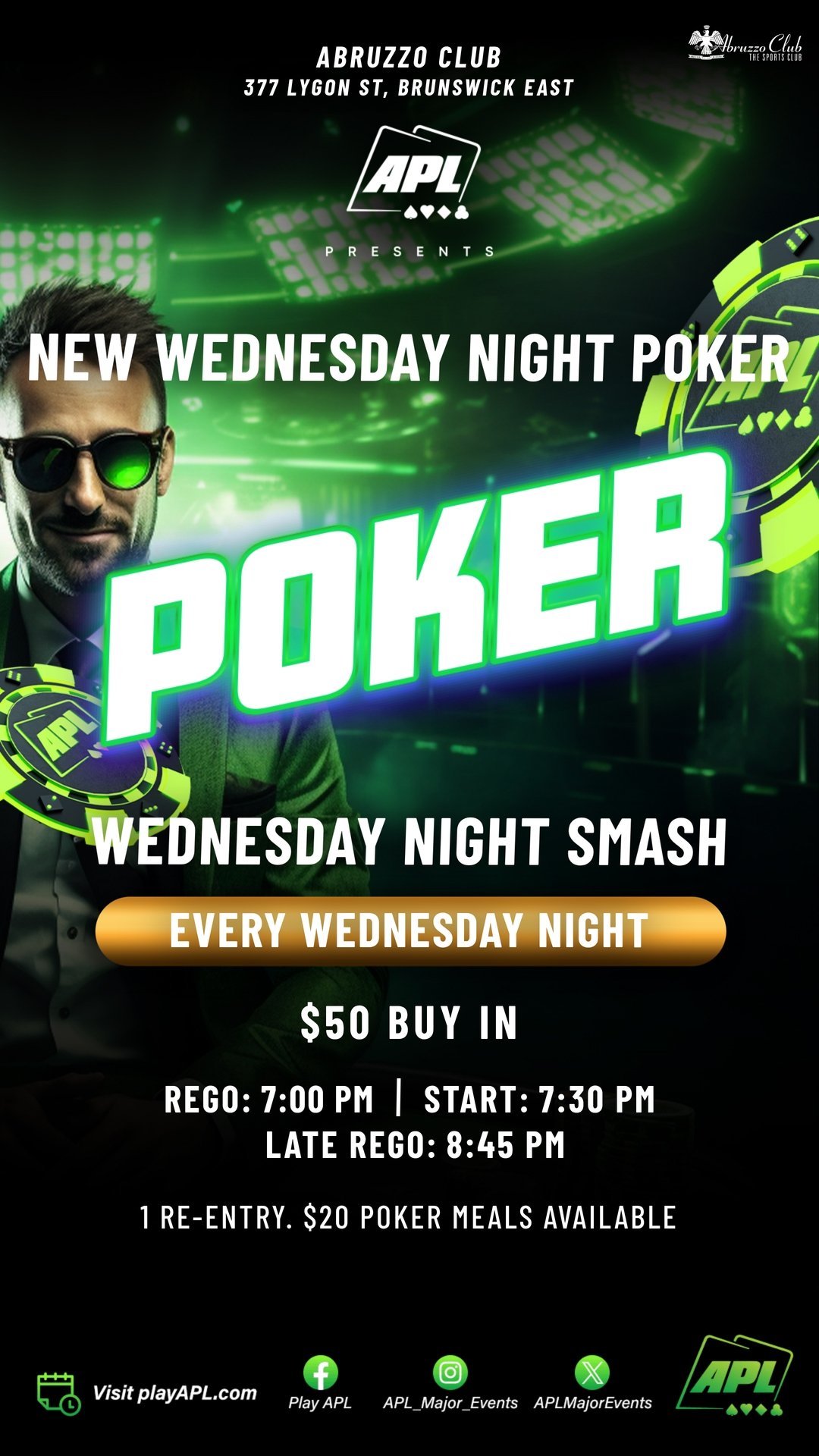 Poker Night - Abruzzo Club size