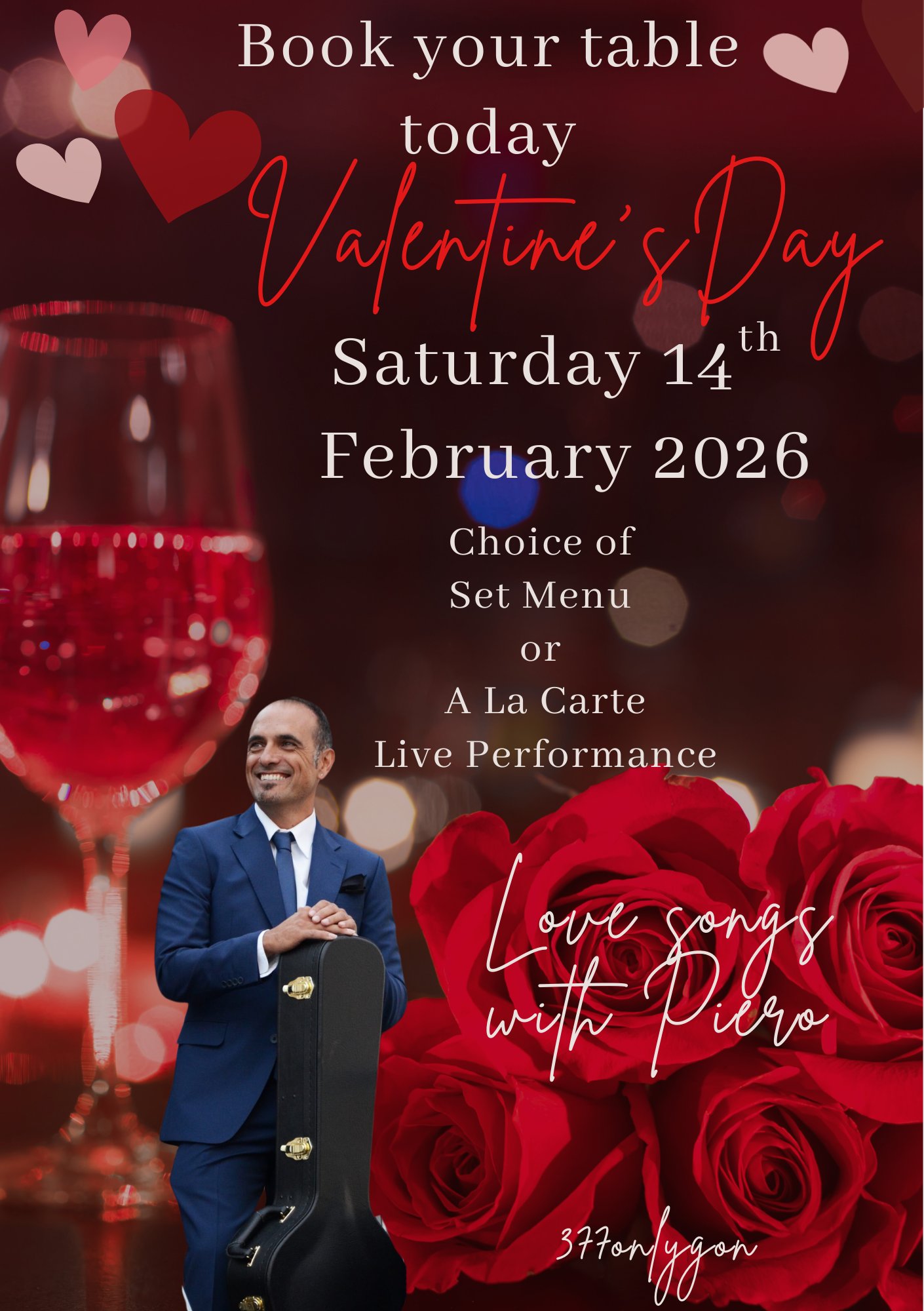 Happy Valentines Day Flyer 2026